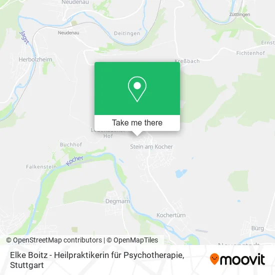 Карта Elke Boitz - Heilpraktikerin für Psychotherapie