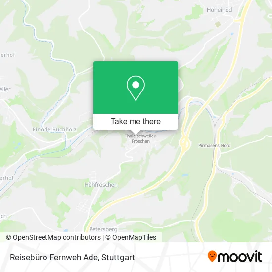 Карта Reisebüro Fernweh Ade