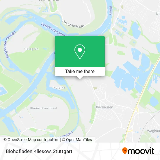 Карта Biohofladen Kliesow