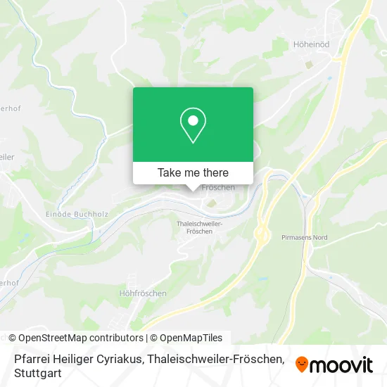 Карта Pfarrei Heiliger Cyriakus, Thaleischweiler-Fröschen
