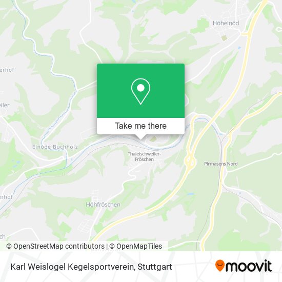 Karl Weislogel Kegelsportverein map