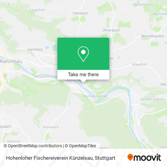 Карта Hohenloher Fischereiverein Künzelsau