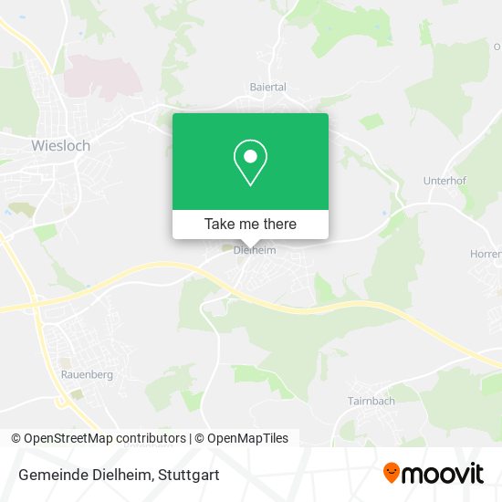 Gemeinde Dielheim map