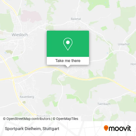 Карта Sportpark Dielheim