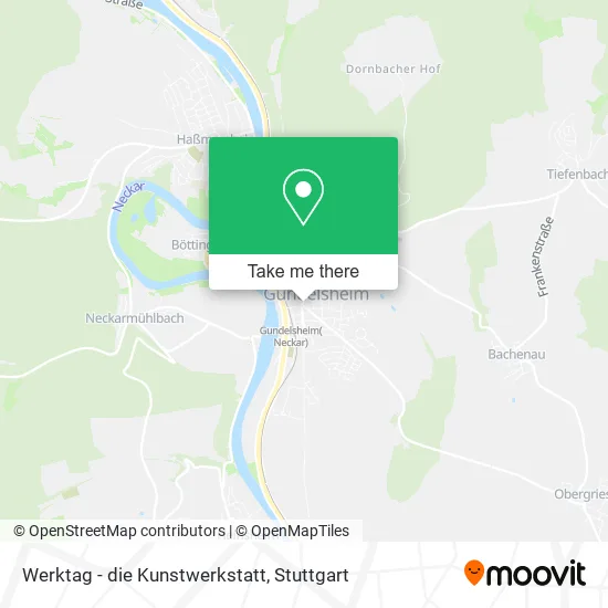 Карта Werktag - die Kunstwerkstatt