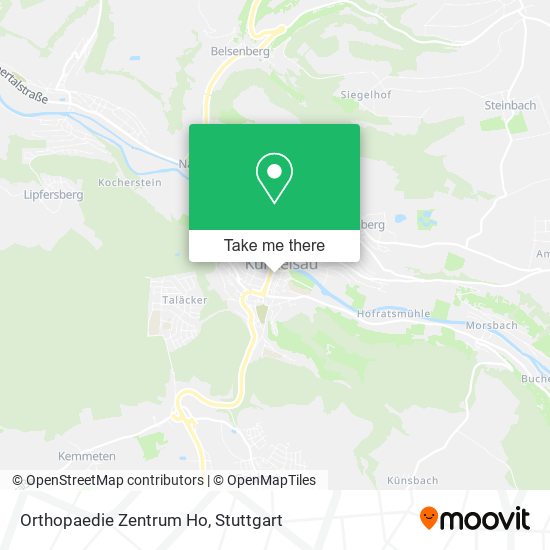 Orthopaedie Zentrum Ho map