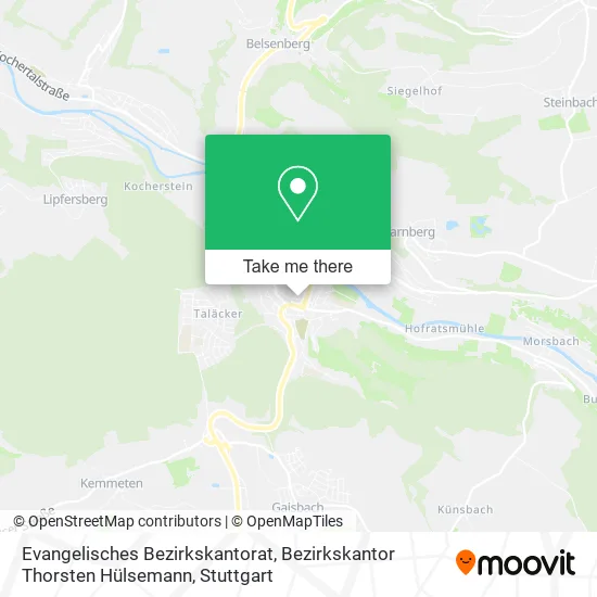 Карта Evangelisches Bezirkskantorat, Bezirkskantor Thorsten Hülsemann