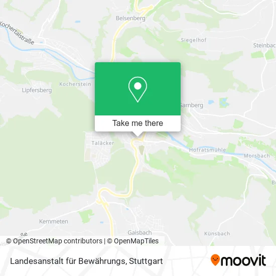 Карта Landesanstalt für Bewährungs