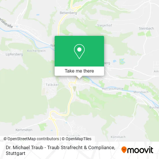 Карта Dr. Michael Traub - Traub Strafrecht & Compliance