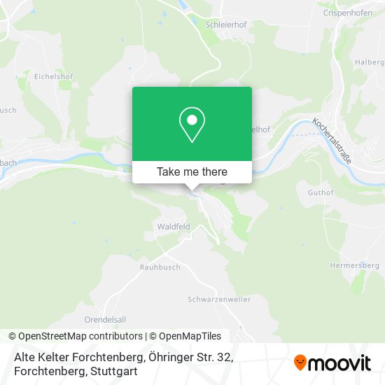 Карта Alte Kelter Forchtenberg, Öhringer Str. 32, Forchtenberg