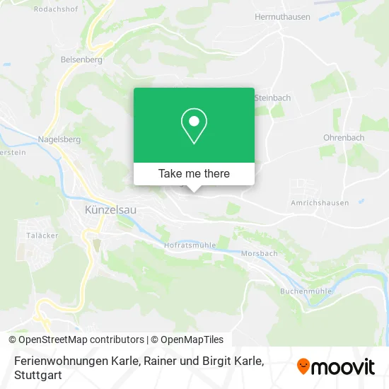 Карта Ferienwohnungen Karle, Rainer und Birgit Karle
