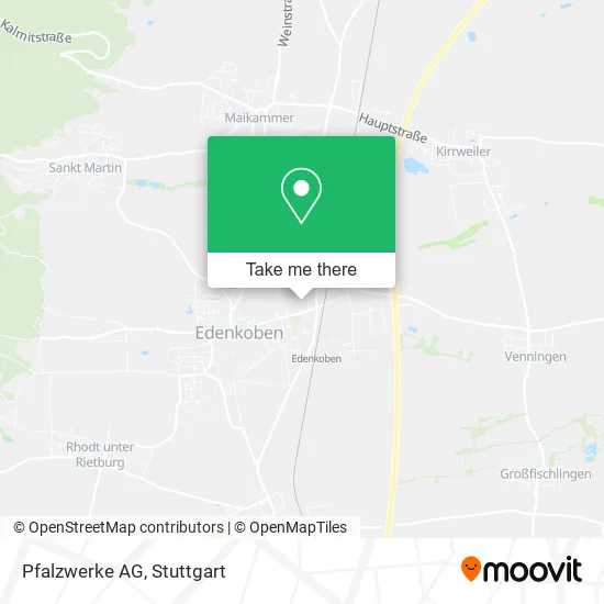 Карта Pfalzwerke AG
