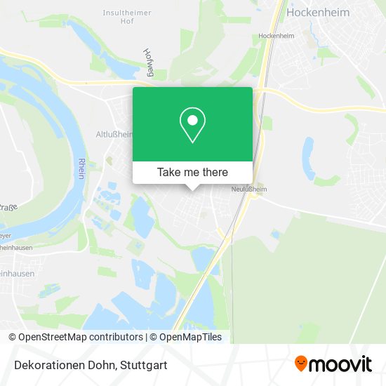 Dekorationen Dohn map