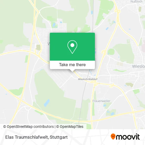 Карта Elas Traumschlafwelt