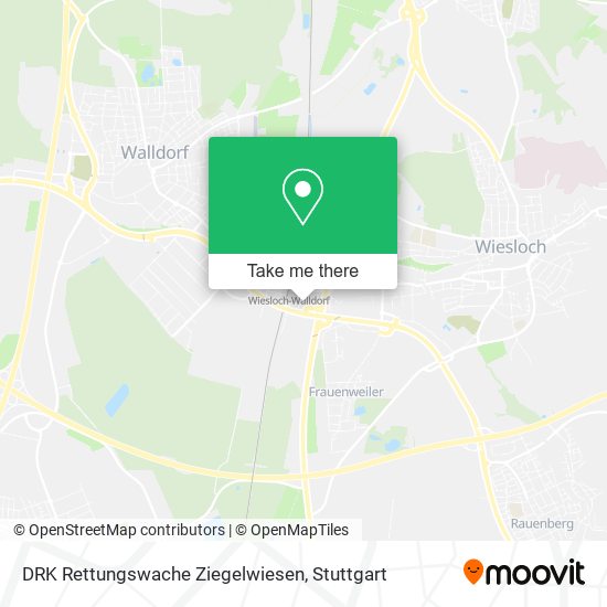 Карта DRK Rettungswache Ziegelwiesen