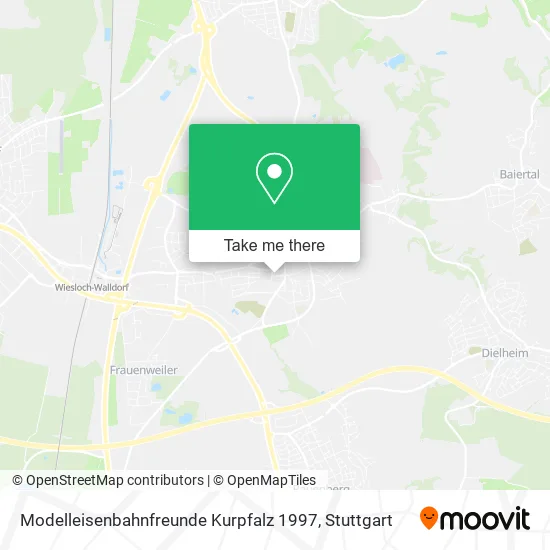 Карта Modelleisenbahnfreunde Kurpfalz 1997