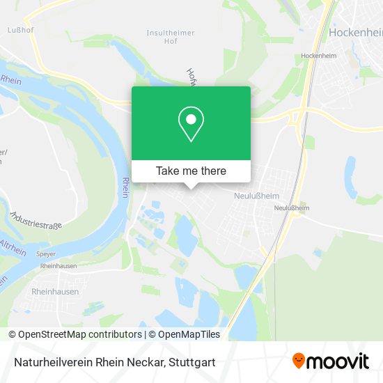 Naturheilverein Rhein Neckar map