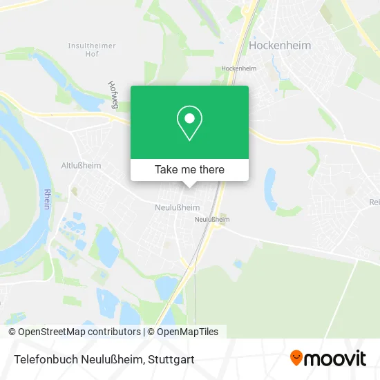 Карта Telefonbuch Neulußheim