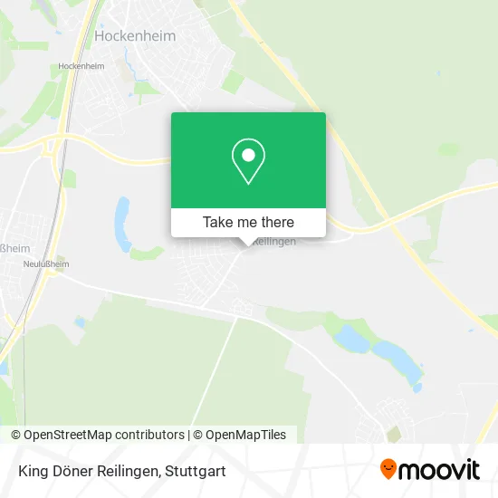 Карта King Döner Reilingen