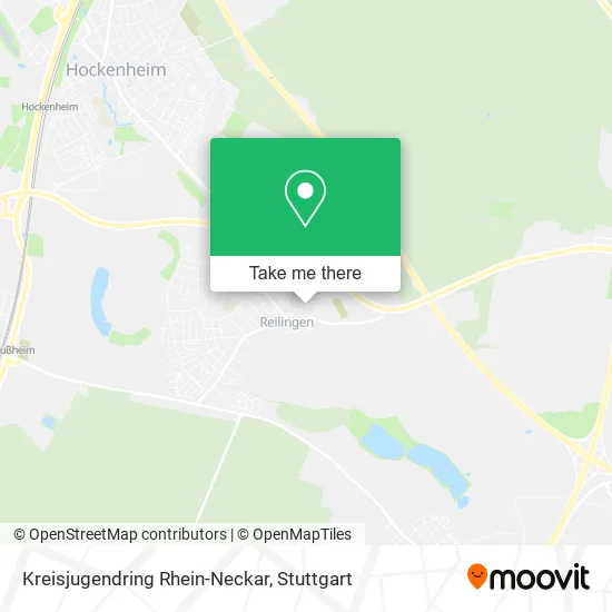 Карта Kreisjugendring Rhein-Neckar