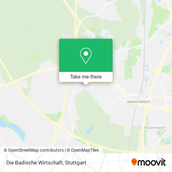 Карта Die Badische Wirtschaft