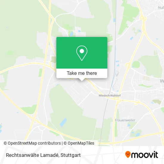 Карта Rechtsanwälte Lamadé
