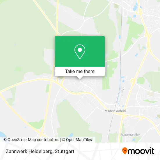 Карта Zahnwerk Heidelberg