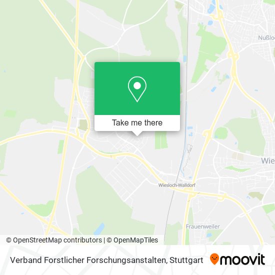 Verband Forstlicher Forschungsanstalten map