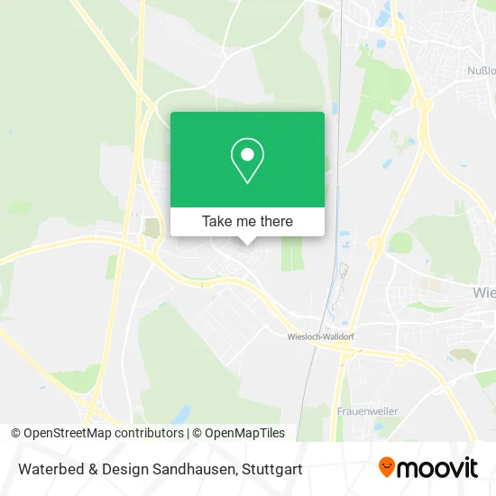 Карта Waterbed & Design Sandhausen