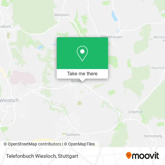 Карта Telefonbuch Wiesloch