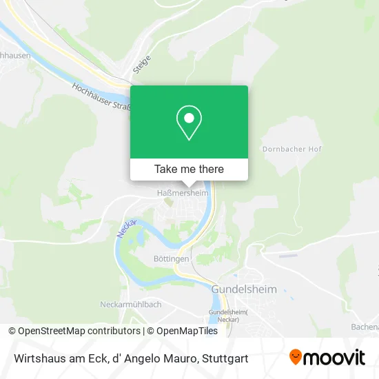 Карта Wirtshaus am Eck, d' Angelo Mauro