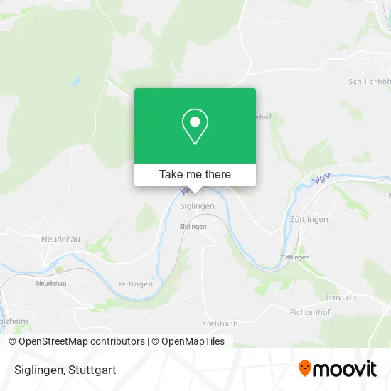Карта Siglingen