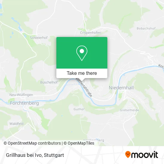 Карта Grillhaus bei Ivo