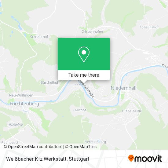 Weißbacher Kfz Werkstatt map