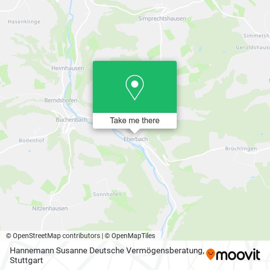 Hannemann Susanne Deutsche Vermögensberatung map