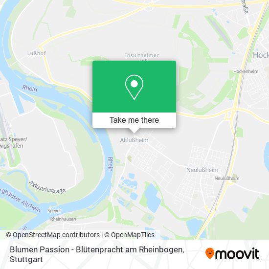 Blumen Passion - Blütenpracht am Rheinbogen map