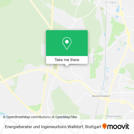 Карта Energieberater und Ingenieurbüro Walldorf