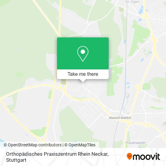 Orthopädisches Praxiszentrum Rhein Neckar map