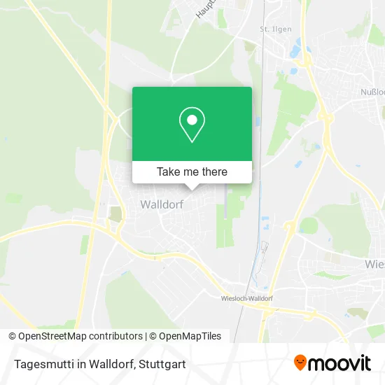 Карта Tagesmutti in Walldorf
