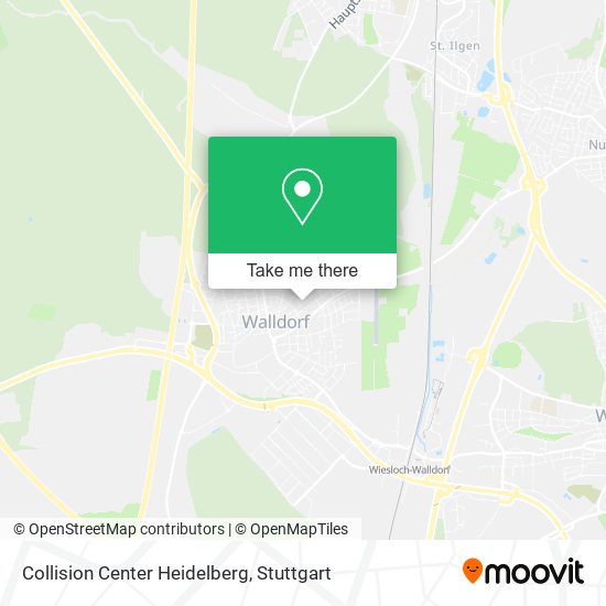Карта Collision Center Heidelberg