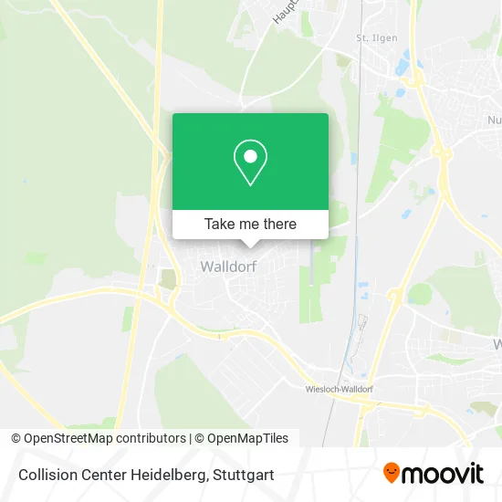 Карта Collision Center Heidelberg