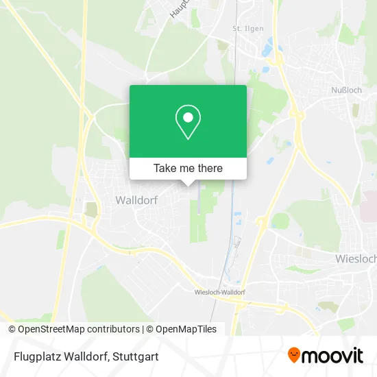 Карта Flugplatz Walldorf