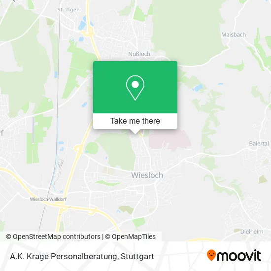 Карта A.K. Krage Personalberatung