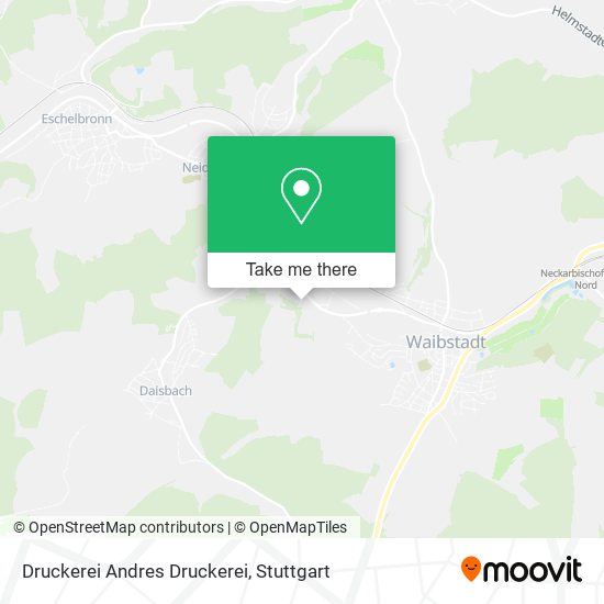 Druckerei Andres Druckerei map