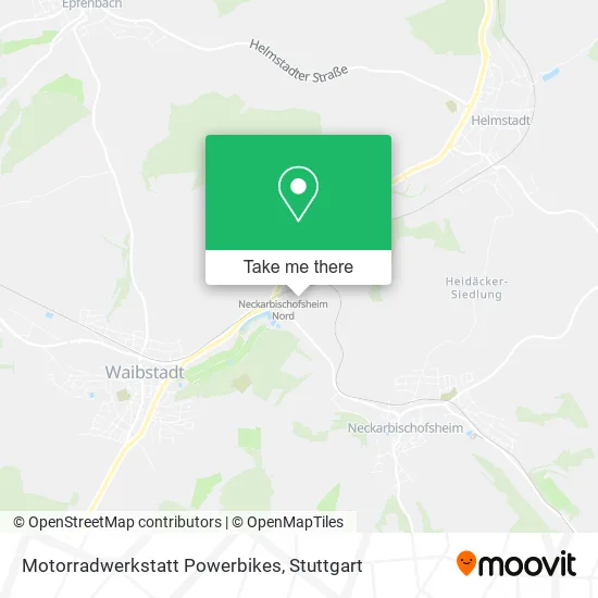 Карта Motorradwerkstatt Powerbikes