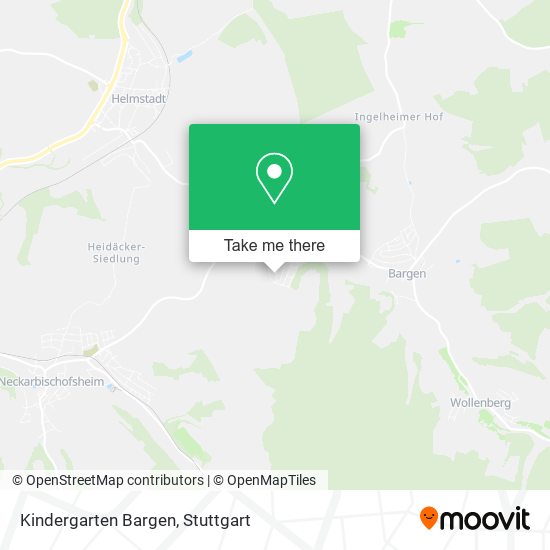 Kindergarten Bargen map