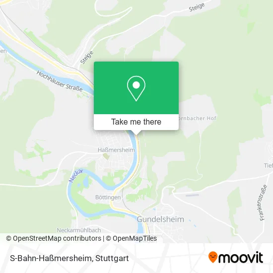 Карта S-Bahn-Haßmersheim