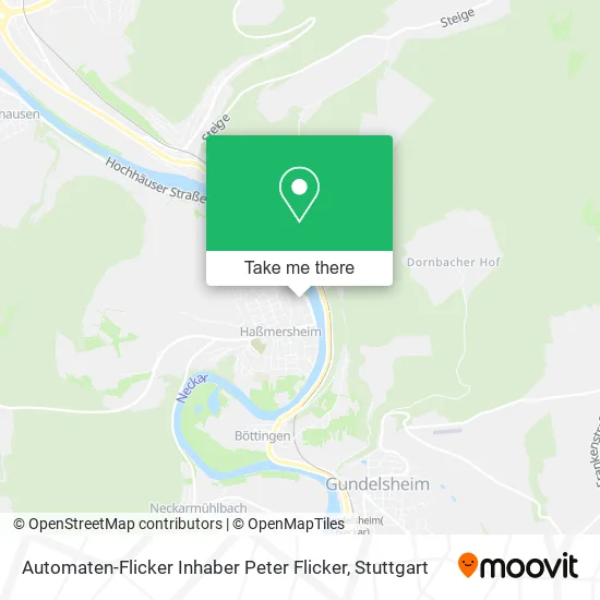 Карта Automaten-Flicker Inhaber Peter Flicker