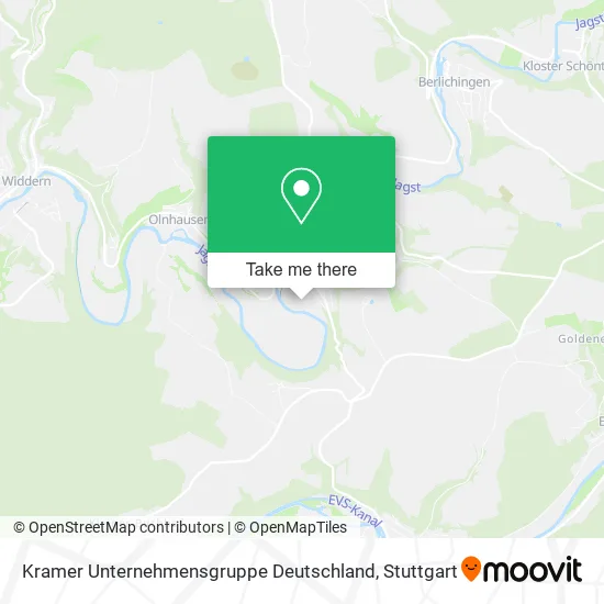 Карта Kramer Unternehmensgruppe Deutschland