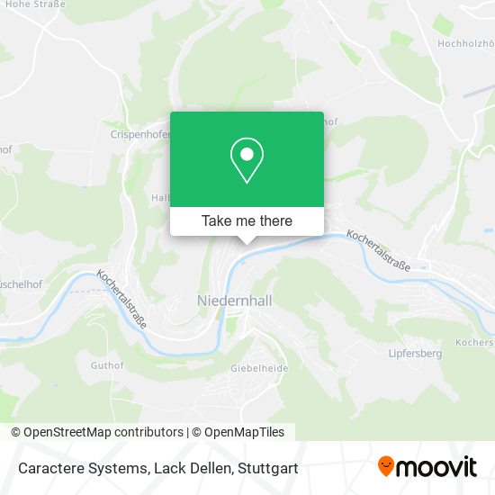 Caractere Systems, Lack Dellen map